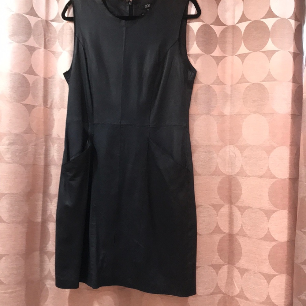 Leather dress